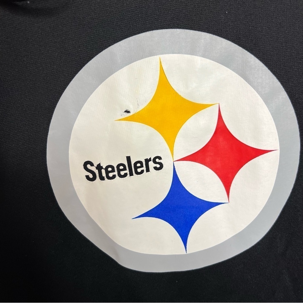Nike Therma Fit NFL Pittsburgh Steelers Black Hooded Sweatshirt Hoodie XL GUC - Picture 2 of 6